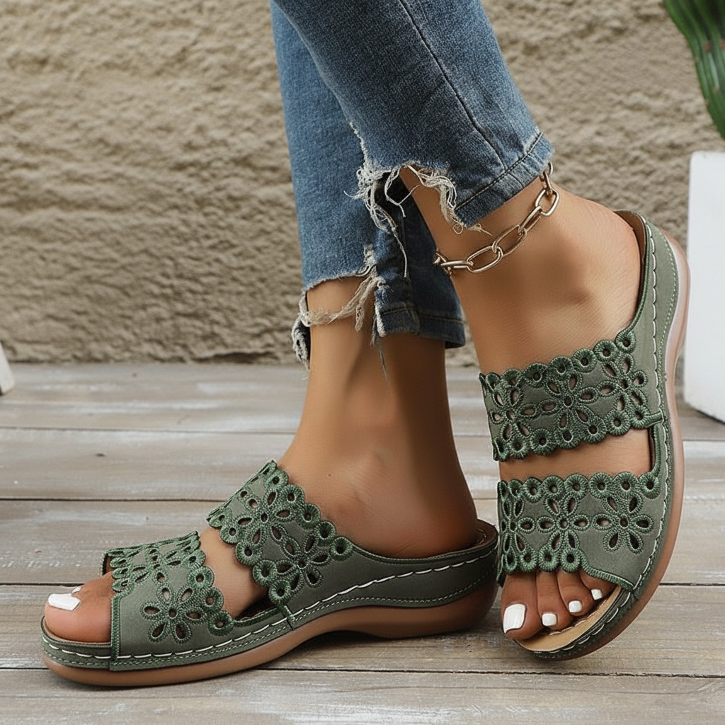 Serina Floral Sandal