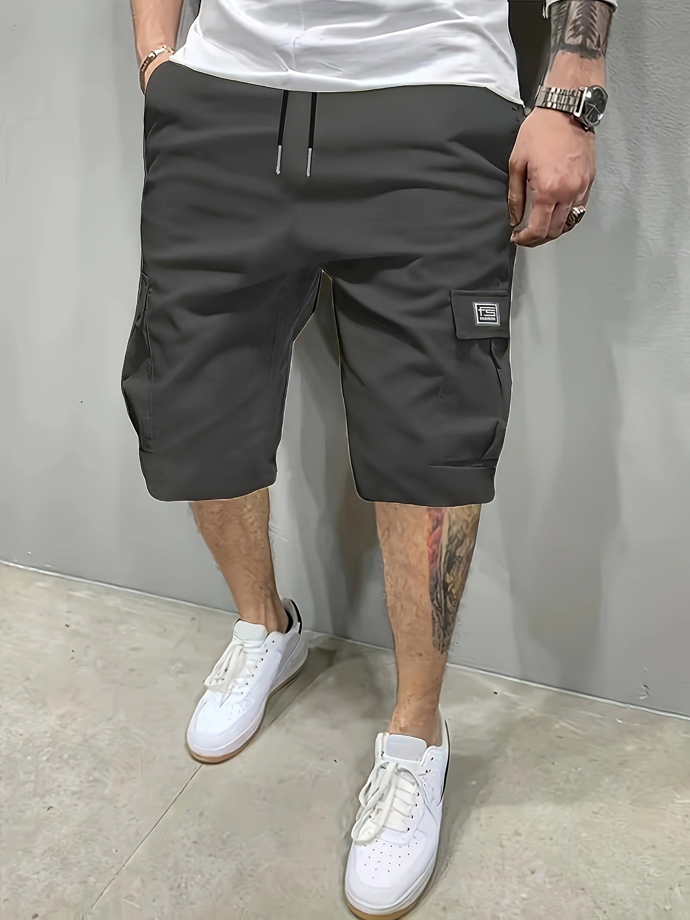 POLAMIA | Silvio Cargo Shorts