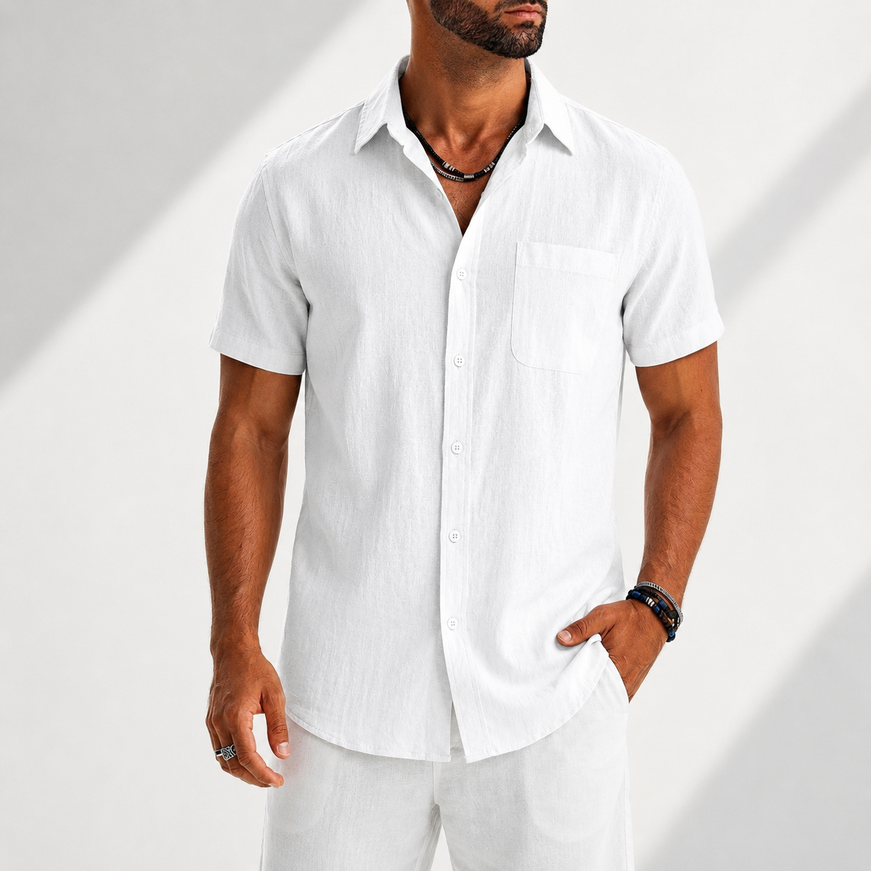 Monterey Cotton Linen Shirt