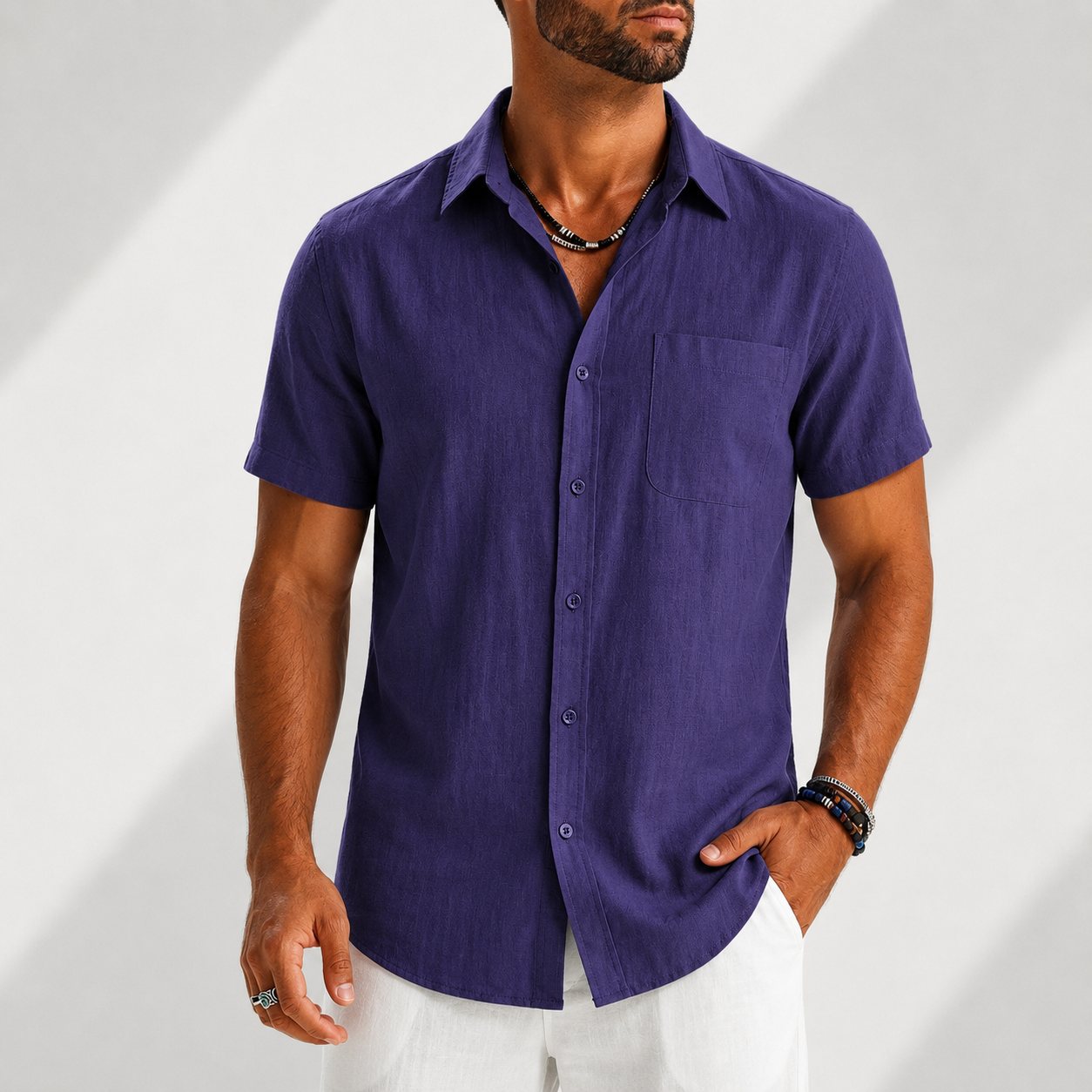 Monterey Cotton Linen Shirt