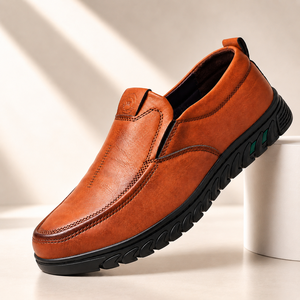 Titan Slip-On Leather Loafers