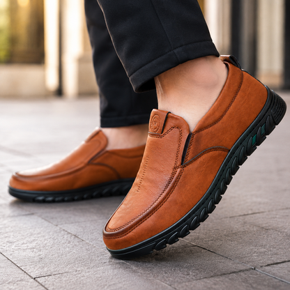 Titan Slip-On Leather Loafers