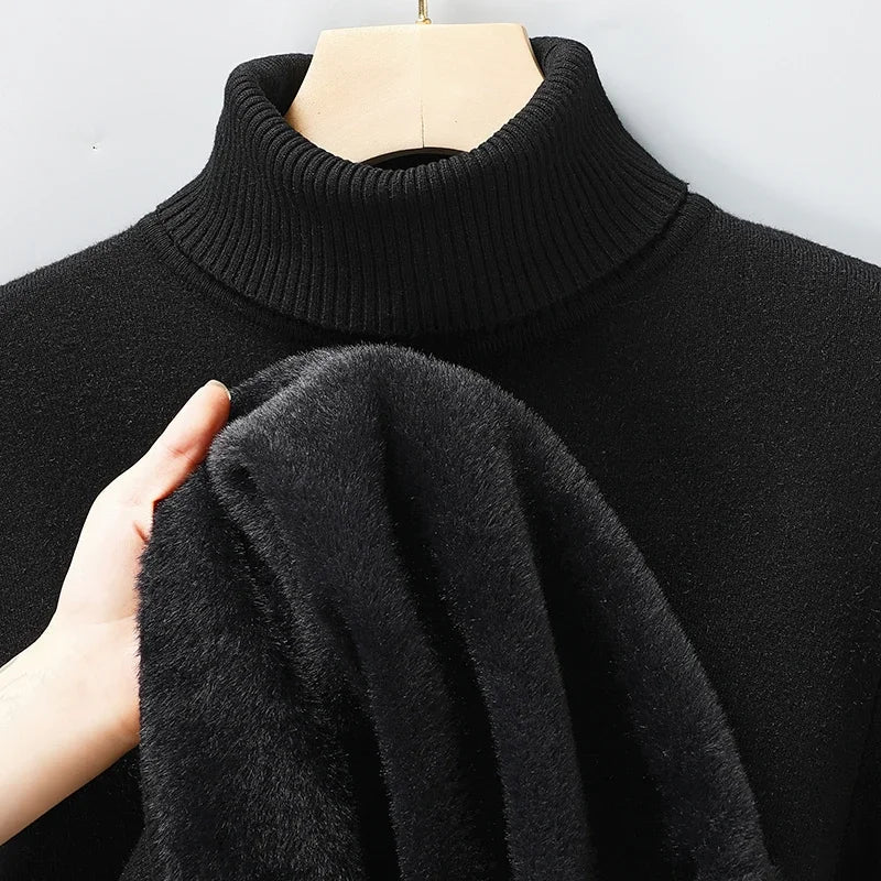 Leroux Knit Turtleneck Sweater