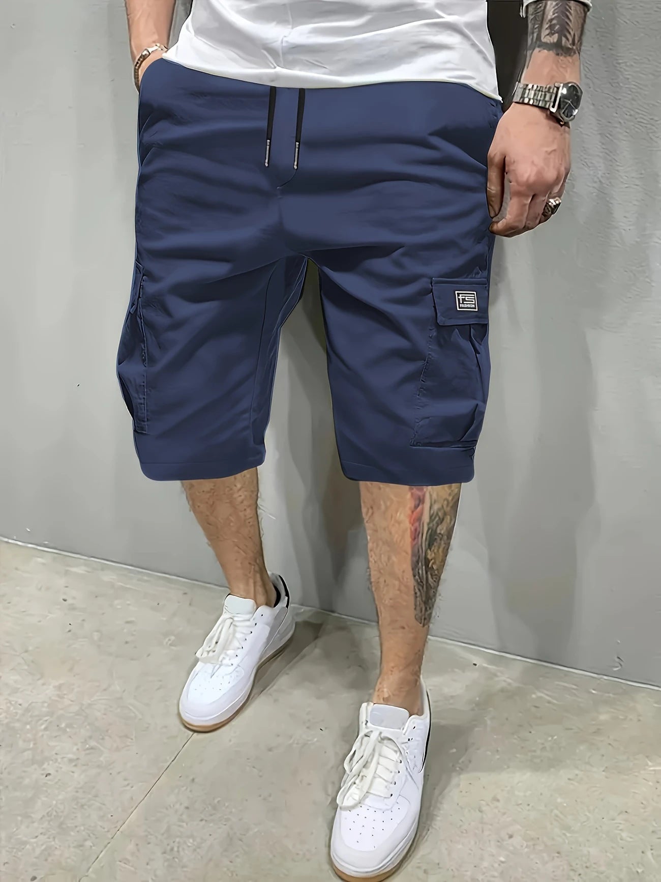 POLAMIA | Silvio Cargo Shorts