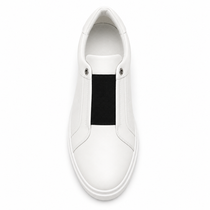 Drevo Genuine Leather Slip-On Sneakers